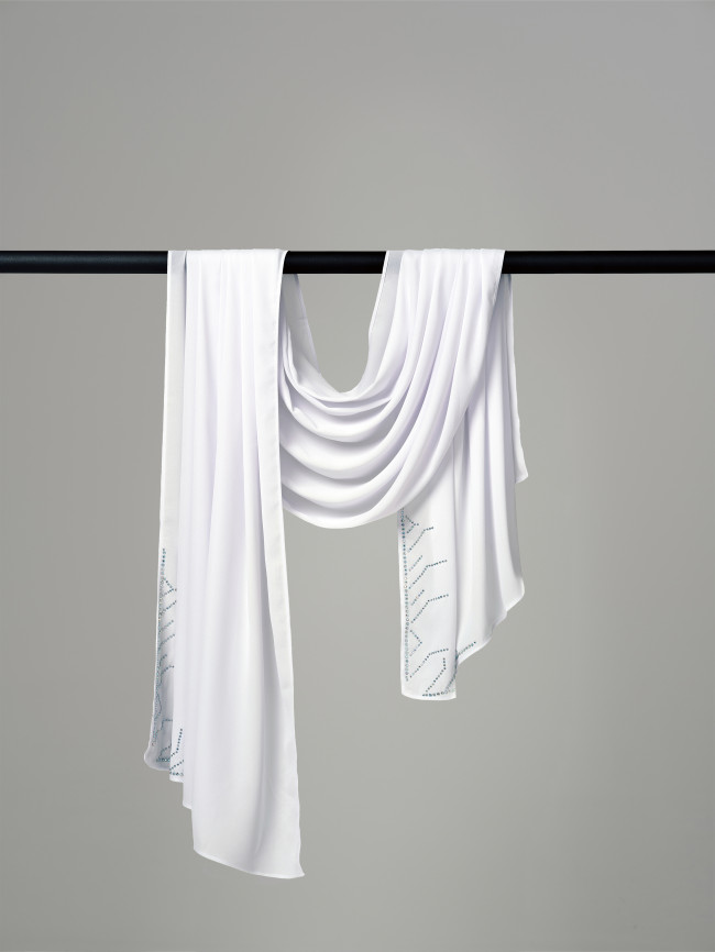 Sheer Crêpe - Moonstone - Linear