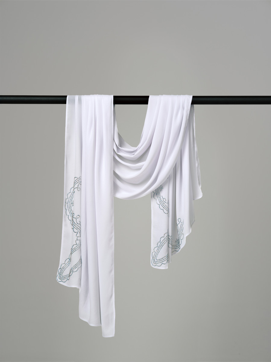 Sheer Crêpe - Moonstone - Wave