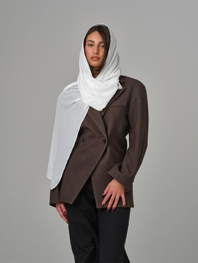 Sheer Crêpe - Arctic White