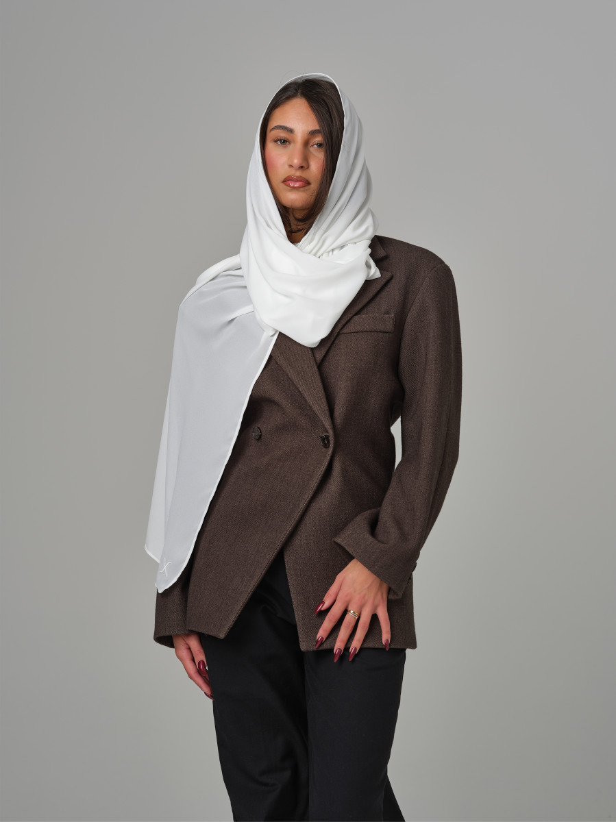 Sheer Crêpe - Arctic White