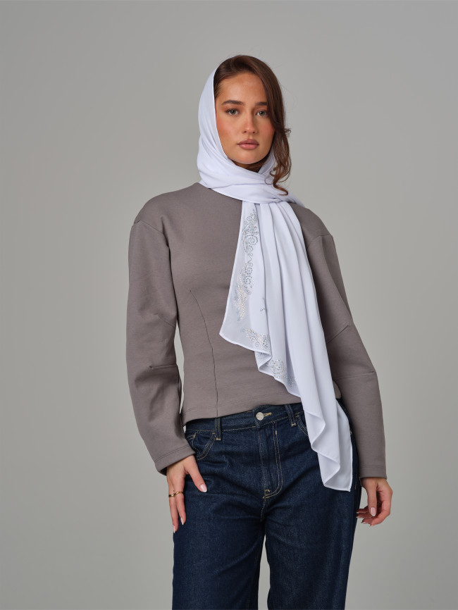 Sheer Crêpe - Moonstone - Blossom