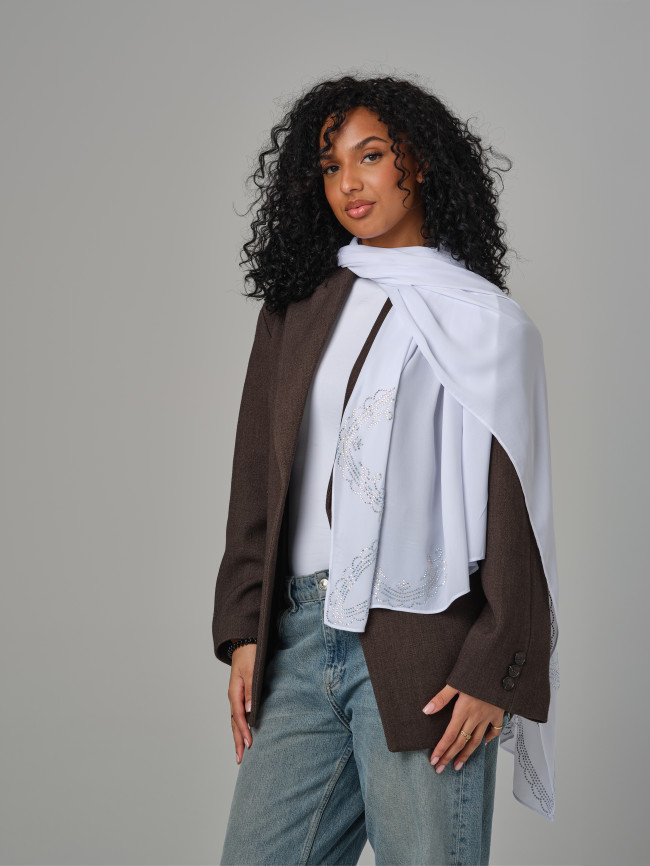 Sheer Crêpe - Moonstone - Wave