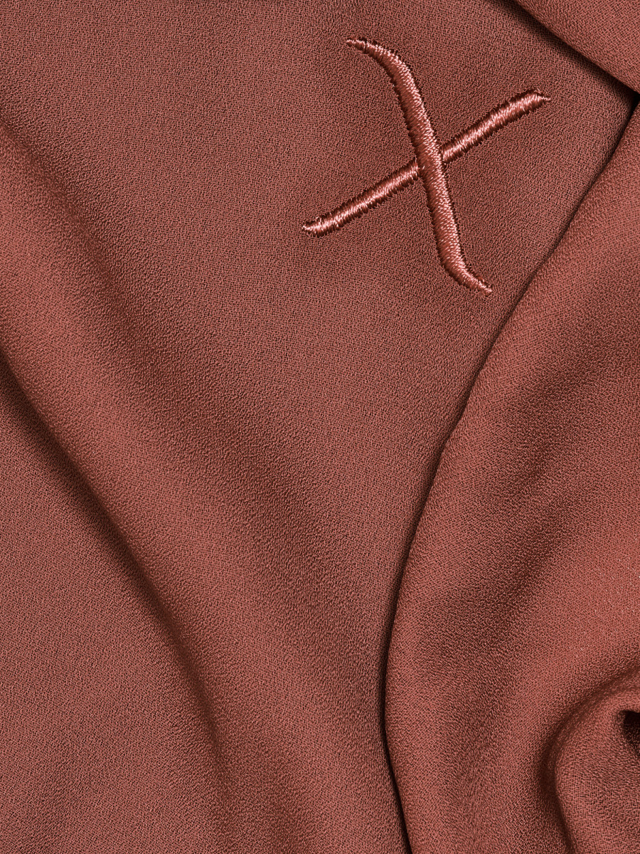 Sheer Crêpe - Baked Terracotta