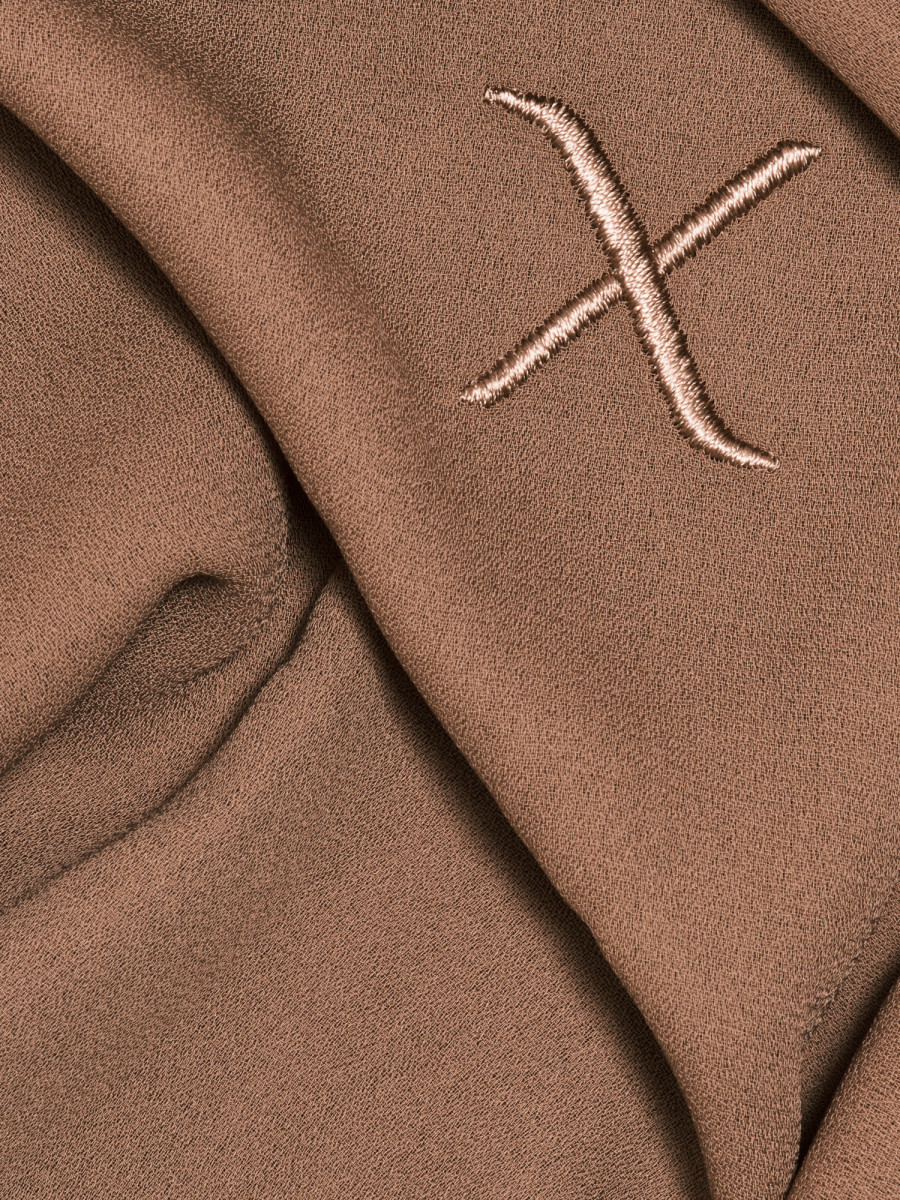 Sheer Crêpe - Deep Taupe