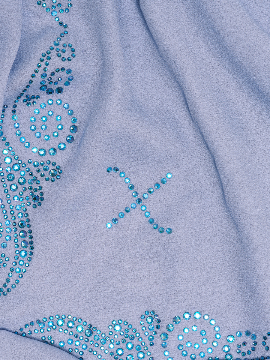 Sheer Crêpe - Ice Blue - Blossom
