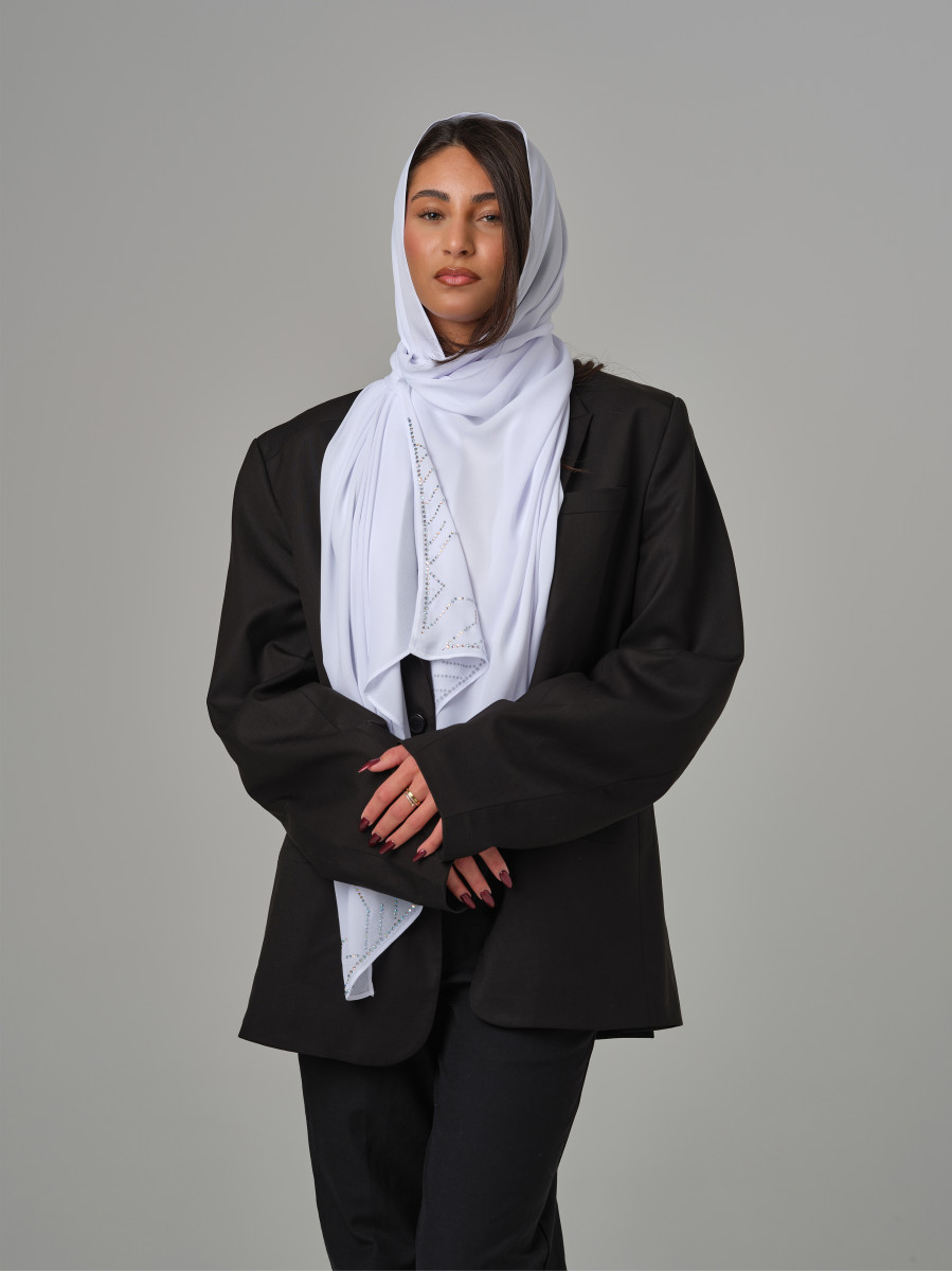 Sheer Crêpe - Moonstone - Linear